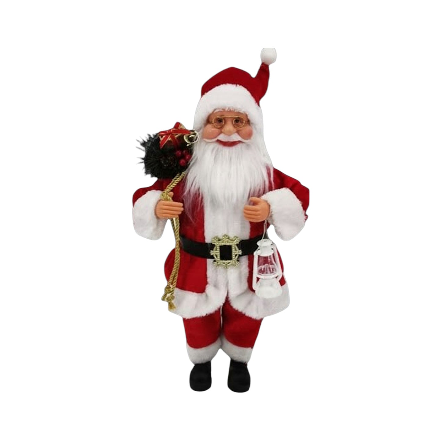 Santa Claus Christmas Figurine – 45cm Standing Santa Doll (Various Options)