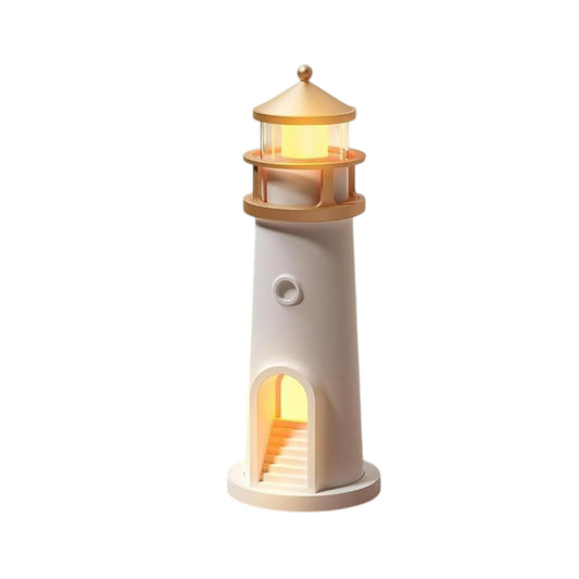 MHome Rechargeable Moon Projection Lighthouse Lamp with Remote Control