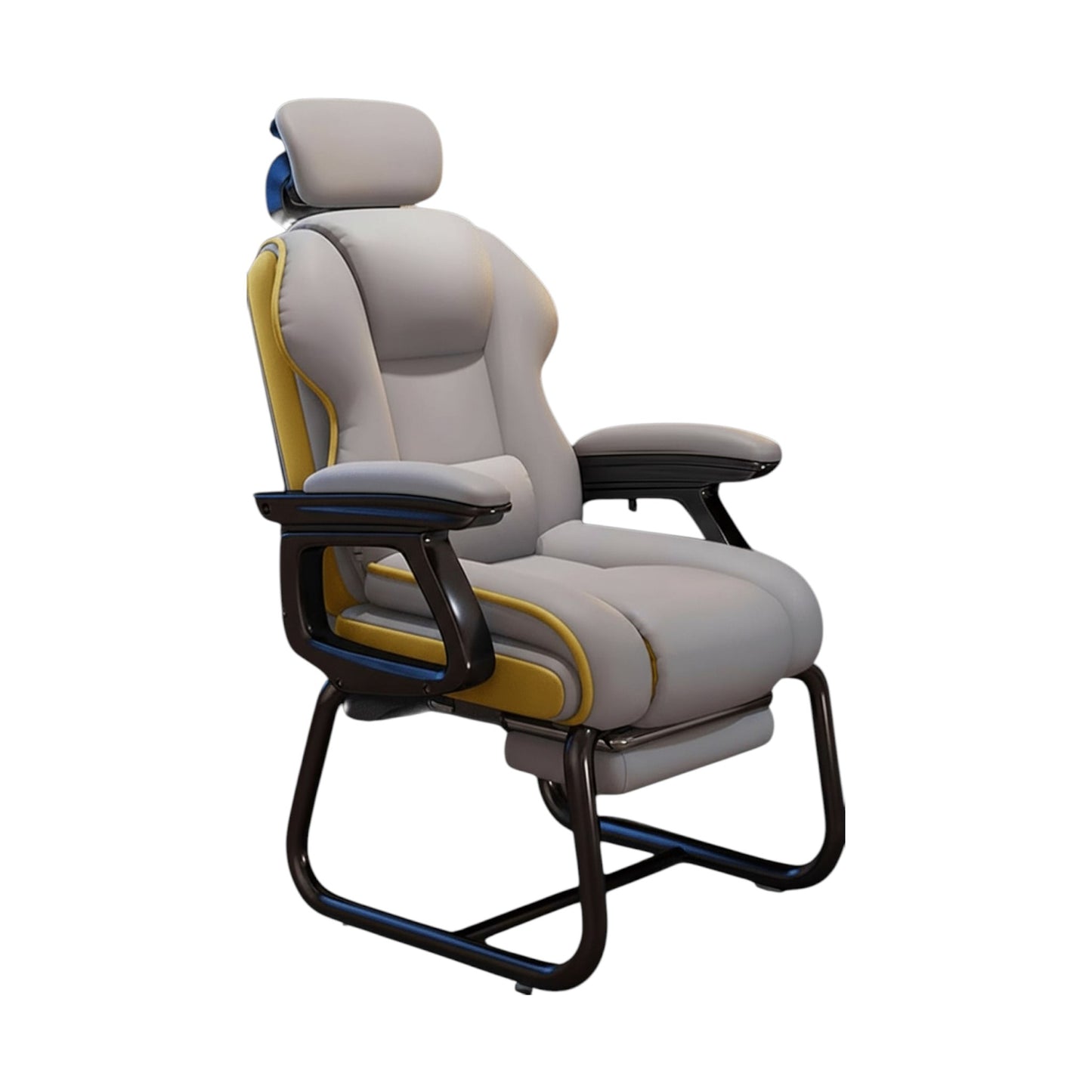 MFurn Leather Reclining Office Chair Ergonomic Gaming Study Desk Chair