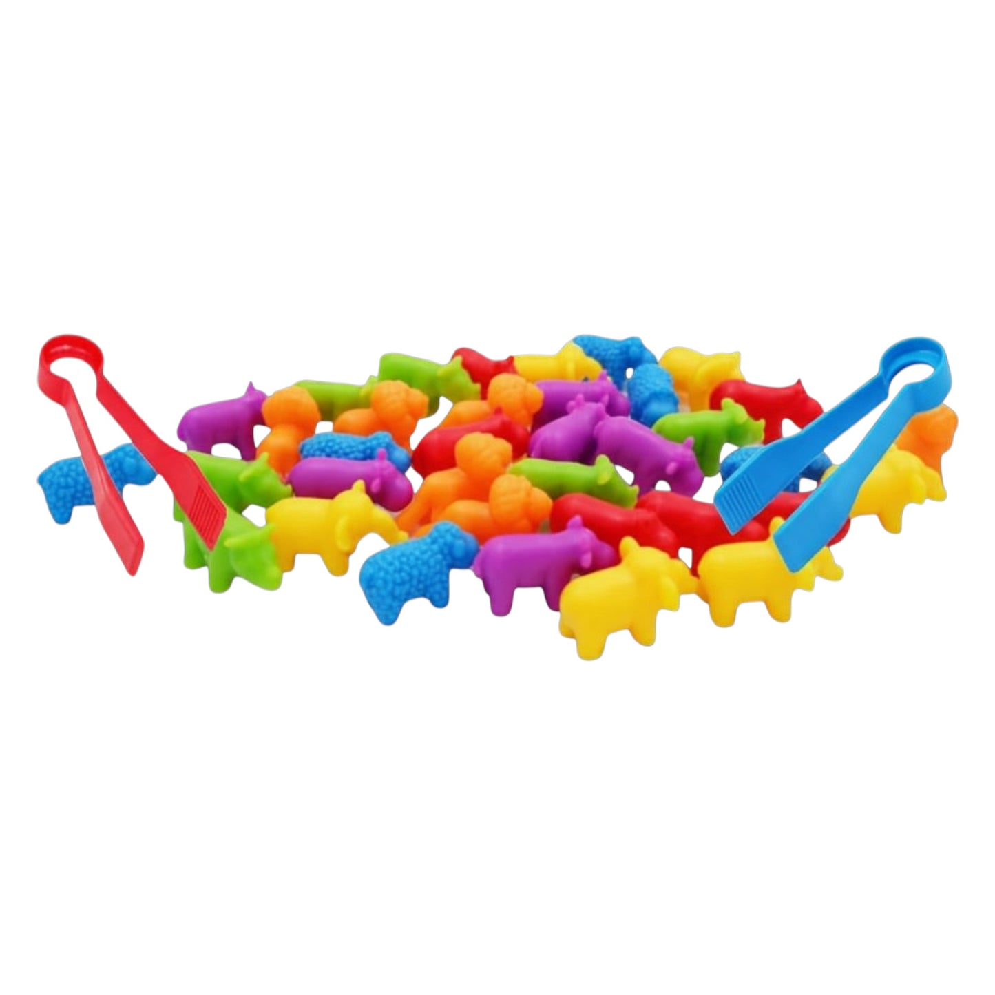 MKids 44-Piece Counting Animals Montessori Learning Toy Set