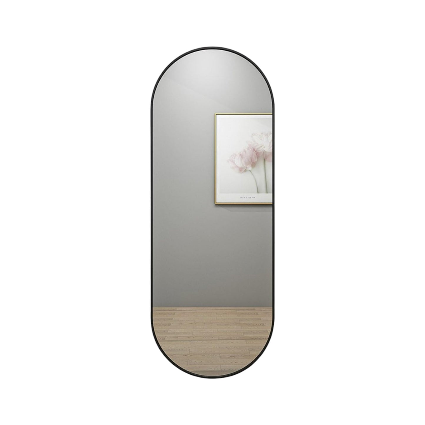 Oval/Rectangular Wall Mirror 100x30cm