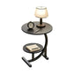 MFurn Sun & Moon Round Coffee Table – Modern 2-Tier C-Shaped Side Table