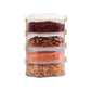MHome 4-Layer Airtight Condiment Storage Containers – Leak-Proof Spice & Snack Jars