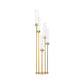 MHome Gold 5-Arm Floor Candelabra Candle Holder – Tall Wedding & Event Décor Stand