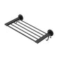 MHome Wall Mounted Shower Shelf & Towel Holder – No Drill Bathroom Organizer (46cm)