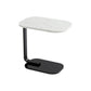 MFurn C-Shaped Side Table – Modern Narrow Coffee Table with Metal Frame for Small Spaces