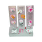 Cat Themed Pencil Case with Heart-Shaped Removable Stickers