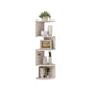 MHome 5-Layer Corner Wall-Mounted Bookshelf Storage Rack