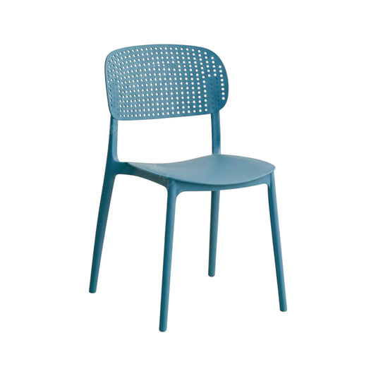 MFurn Modern Perforated-Back Dining Chair – Various Colours