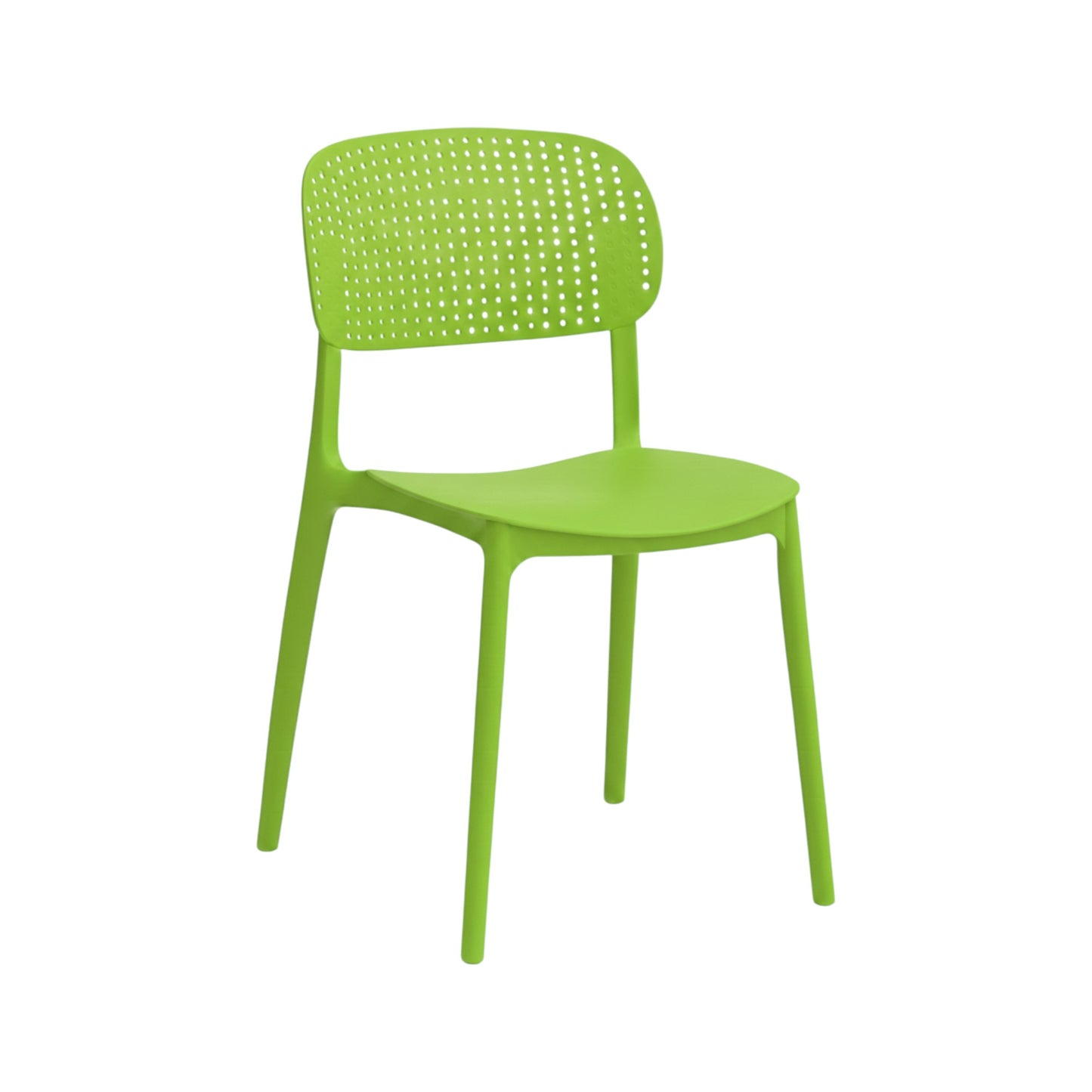 MFurn Modern Perforated-Back Dining Chair – Various Colours