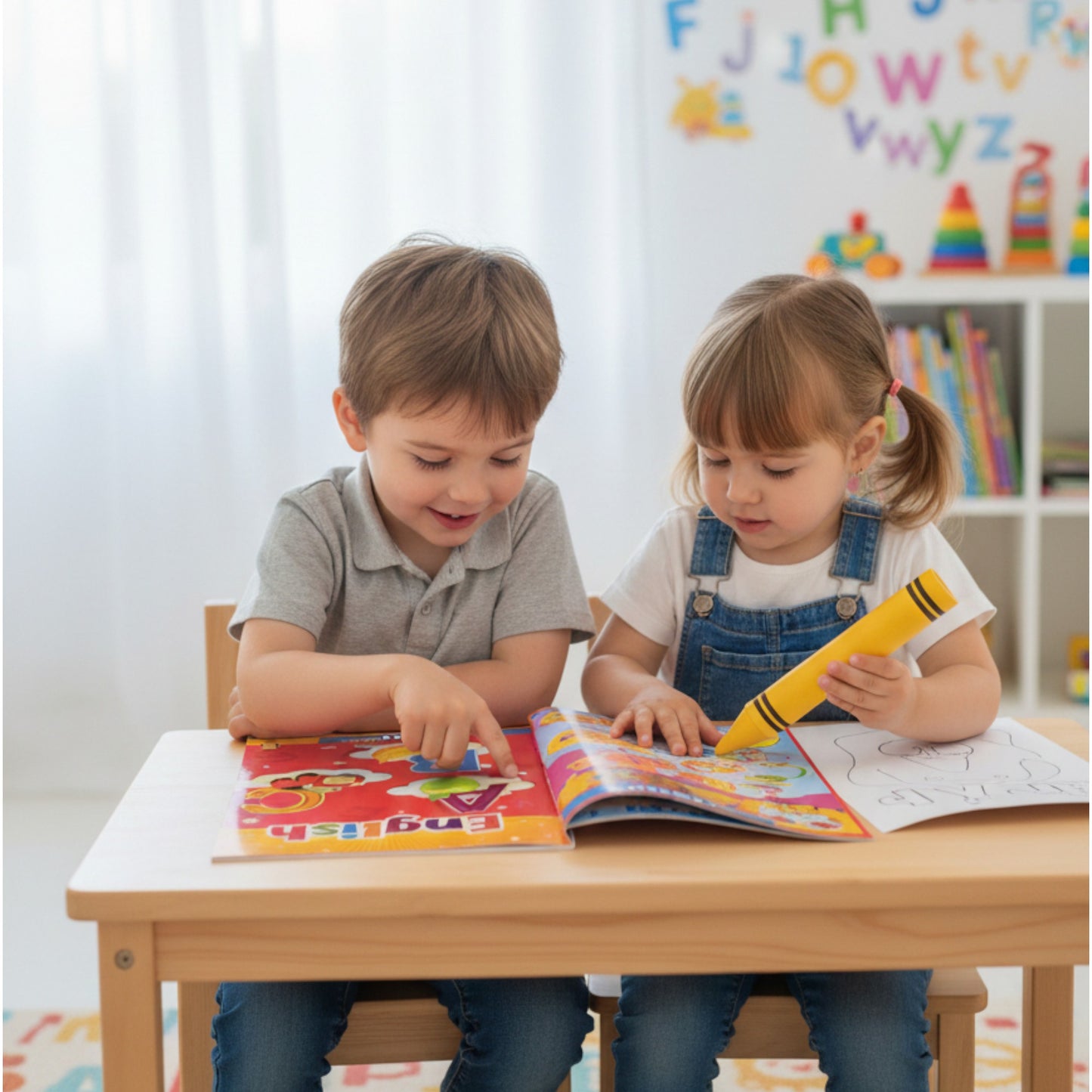 English Alphabet Activity Book for Young Children