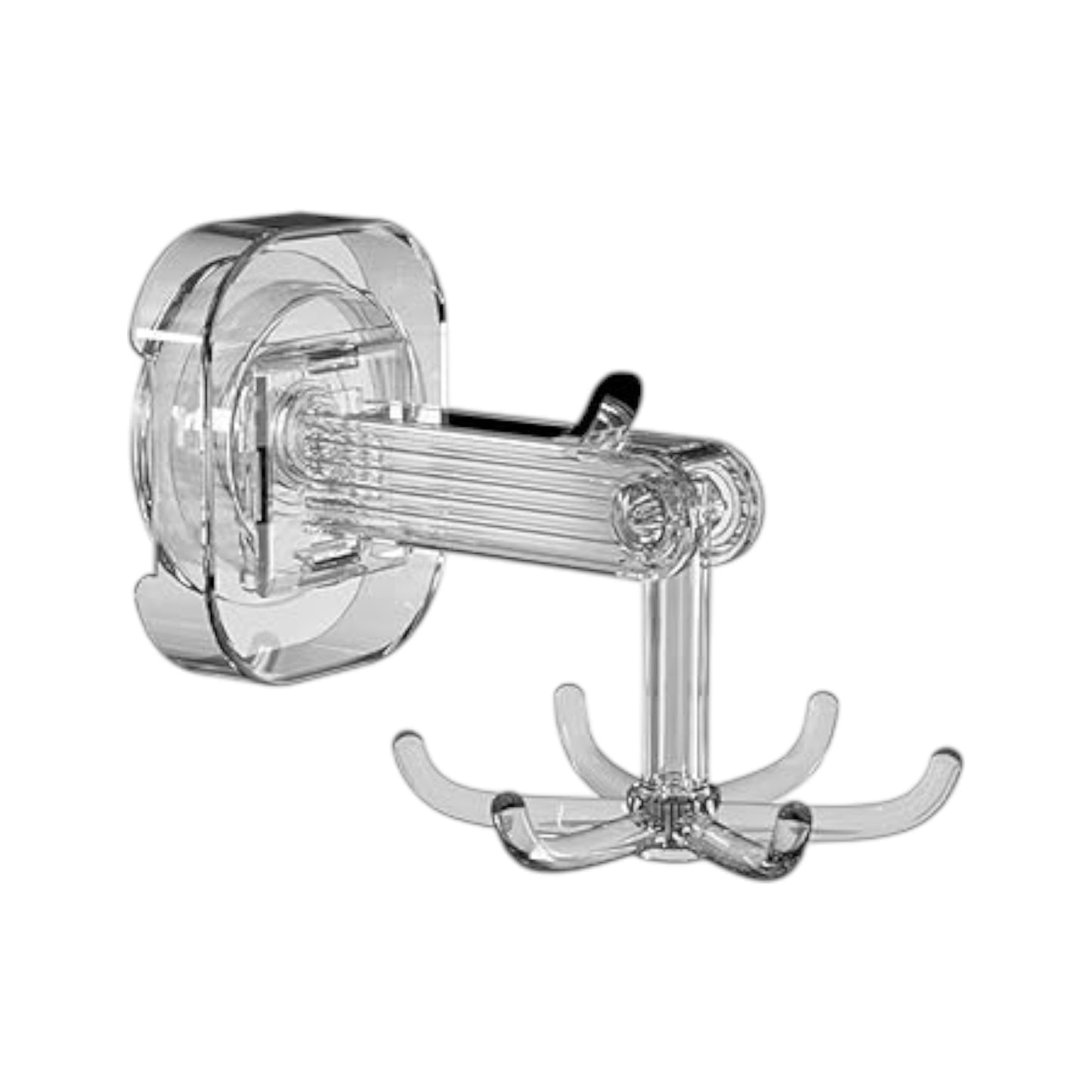MHome Wall & Ceiling Rotary Hook – 6-Claw Swivel Suction Hook for Bathroom & Kitchen Storage