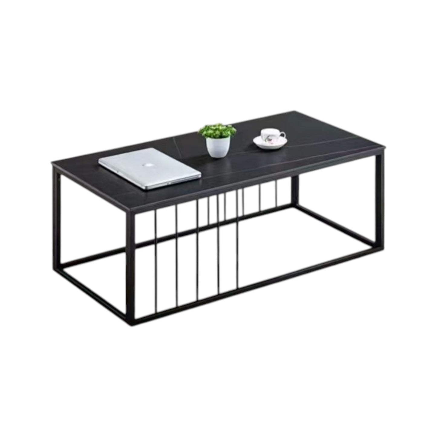 MFurn Sintered Stone Top Coffee Table – Rectangular Modern Living Room Table