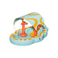 MHome Children’s Inflatable Pool Set with Sunshade – Large Foldable Family Splash Pool