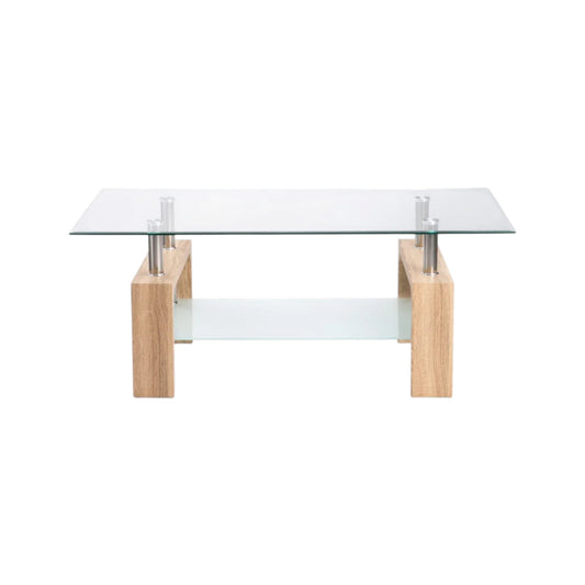 MFurn Glass Rectangular Coffee Table