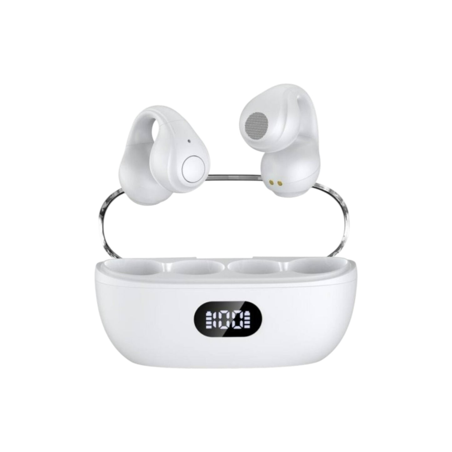 Clip Ear TWS K56 – Wireless Bluetooth Earphones with Digital Display Charging Case