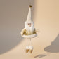 MHome Long-Leg Santa Doll – Adjustable Telescopic Christmas Gnome Decoration
