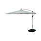 MHome Aluminium Cantilever Patio Umbrella With Base 3M– Outdoor Shade