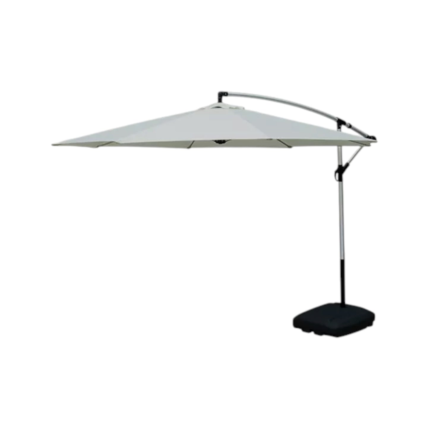 MHome Aluminium Cantilever Patio Umbrella With Base 3M– Outdoor Shade