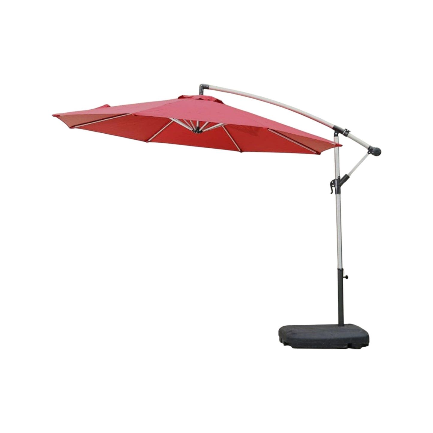 MHome Aluminium Cantilever Patio Umbrella With Base 3M– Outdoor Shade