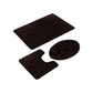 MHome 3-Piece Bathroom Rug Set | Ultra Soft Non-Slip Bath Mats with Toilet Mat & Lid Cover