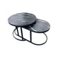 MHome Modern Marble MDF Nesting Table Set 2pc Various Options