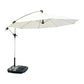 MHome Aluminium Cantilever Patio Umbrella With Base 3M– Outdoor Shade