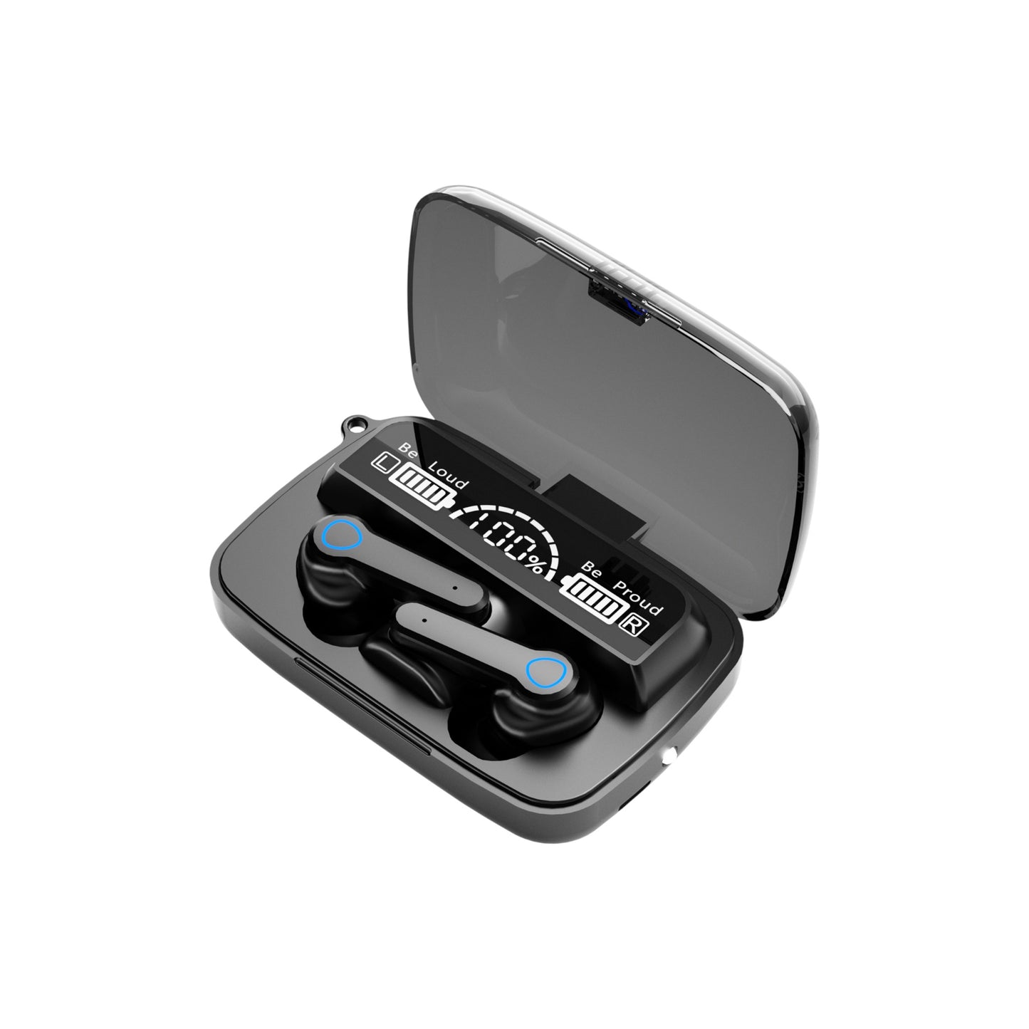 M19 TWS Wireless Bluetooth Earbuds With LED Display Charging Case