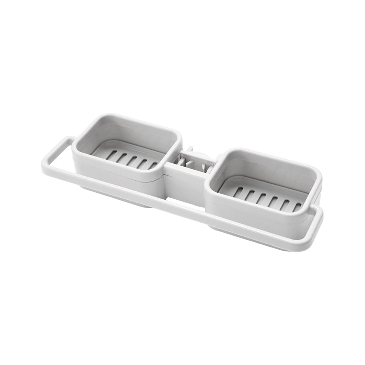 MHome Adjustable Faucet Soap And Cloth Organiser For Kitchen And Bathroom