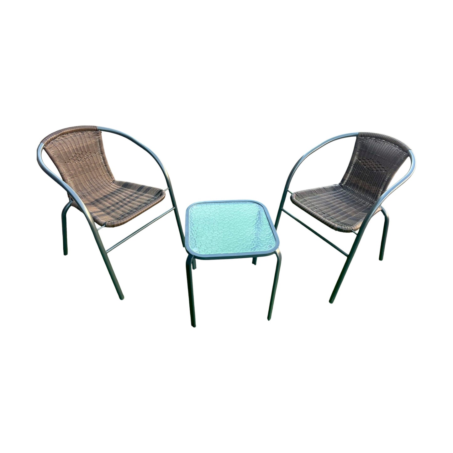 MFurn Avenida All-Weather Outdoor Rattan Bistro Set – 3 Piece or 5Piece Set