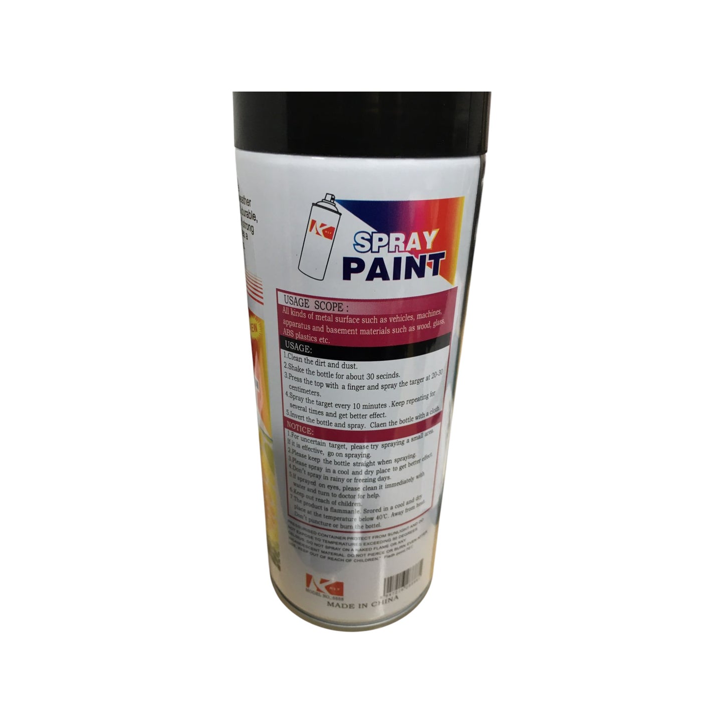 400ml Matt Black Spray Paint – Multi-Surface Coating