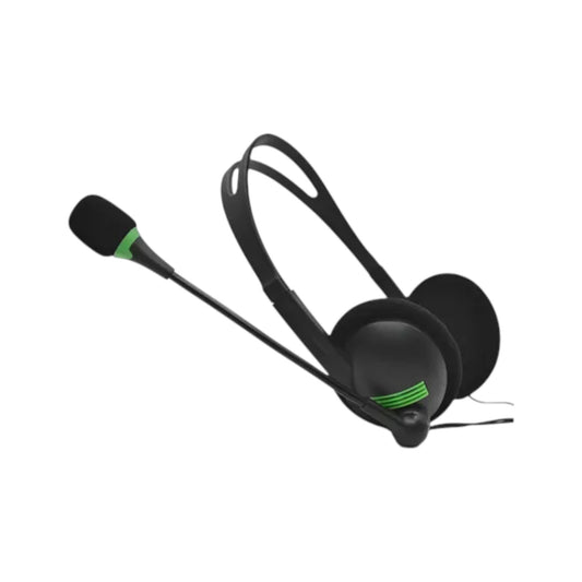 MTech Wired Headset With Microphone – 3.5mm Stereo Audio Headphones