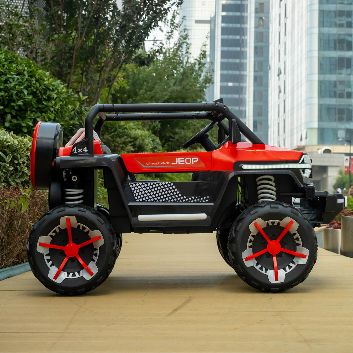 MTech Kids Rechargeable Battery Operated Ride On Jeop 4x4 12v