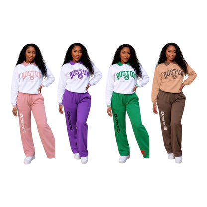 Ladies Boston Celtics Tracksuits-Various Colours