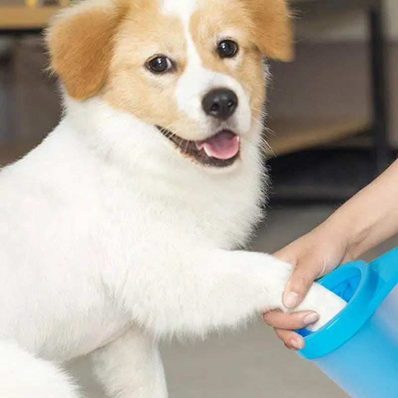 Silicone Pet Paw Cleaning Brush with Cup