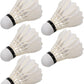 MSPORTZ 3 PCS Feather Shuttlecock – Durable Badminton Birdies for Indoor & Outdoor Play