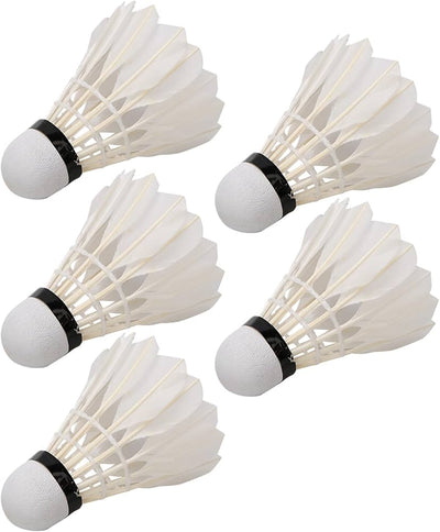 MSPORTZ 3 PCS Feather Shuttlecock – Durable Badminton Birdies for Indoor & Outdoor Play