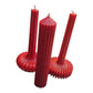 MHome Modern Ribbed Column Pillar Christmas Candle-Various Options