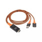 Bluetooth HDMI To Female USB + Male USB Cable