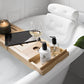 Bathtub Anti-Slip Headrest Pillow for Head, Neck and Shoulder Support, Bath Pillow Fits All Bathtub, Hot Tub and Home Spa