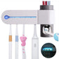 MHome Ultraviolet Sanitiser & Toothbrush Holder With Toothpaste Dispenser