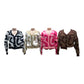 Ladies Long Sleeve Printed Cardigan-Various Colours