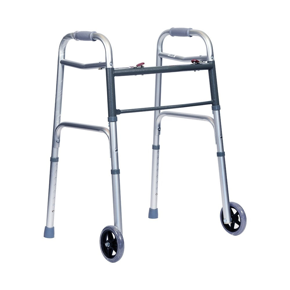 Generic 2 Wheel Foldable Aluminum Walker