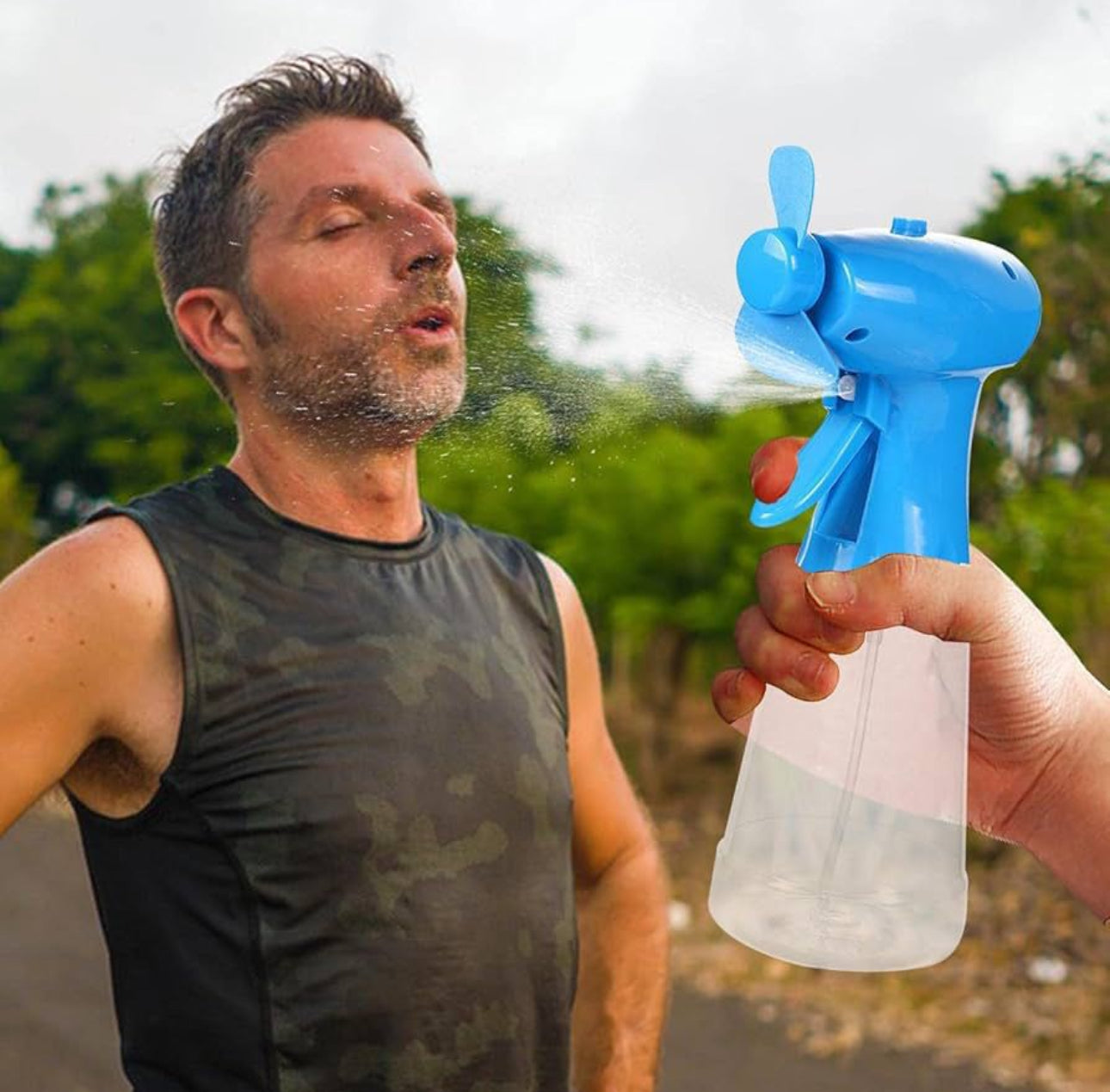 Fan Spray Bottle Combo