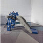 Home 2-in-1 Kids Indoor &amp; Outdoor Playground Slide With Basketball Hoop-Various Colours