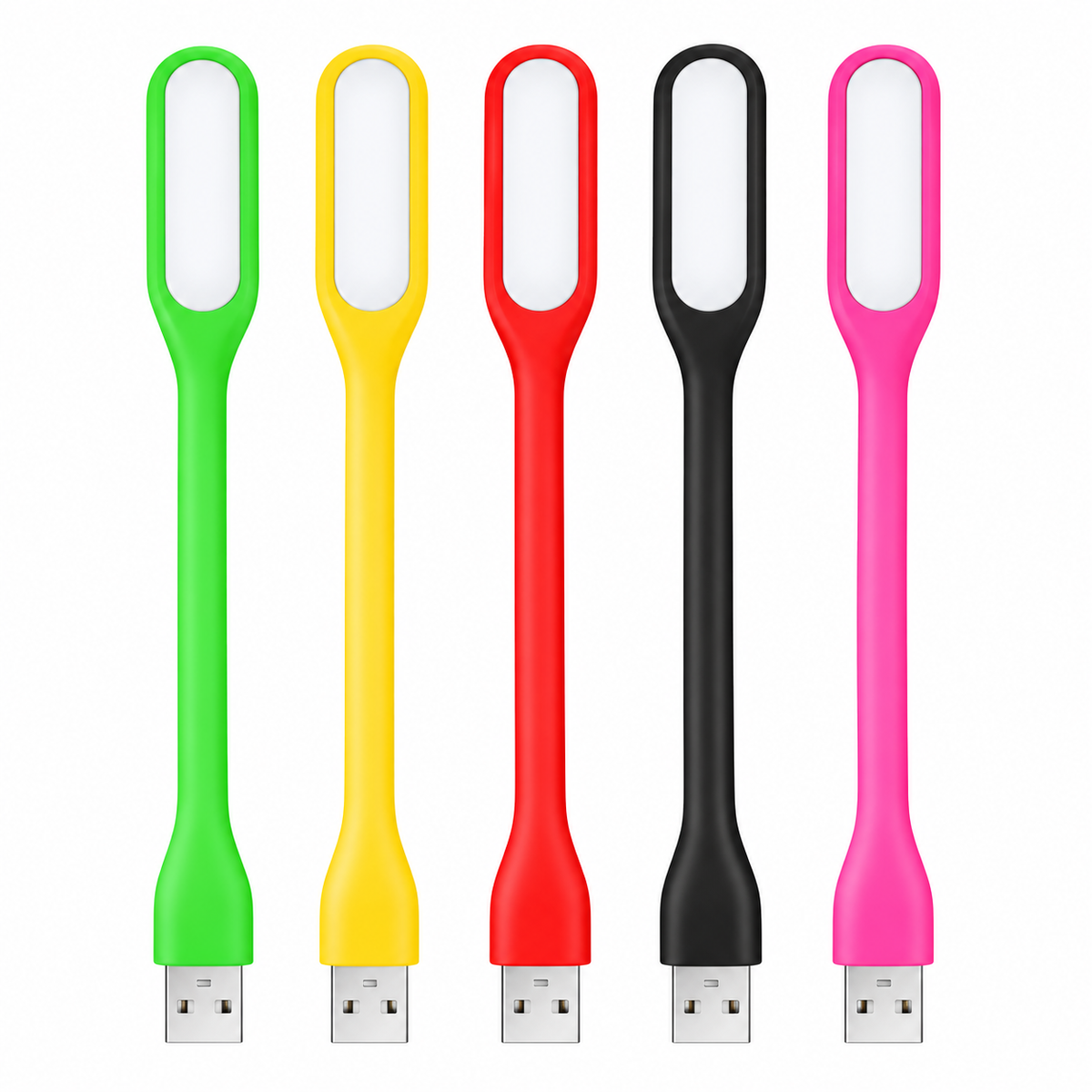 Flexible USB LED Reading Light, Mini Bendable Lamp for Laptop and Power Bank