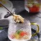Stylish Simple Tumbler Glass, Glass Cup, Crystal Glass, Hammer Glass, Heat Resistant, Band, With Handle, Hot Water Drinking Cup