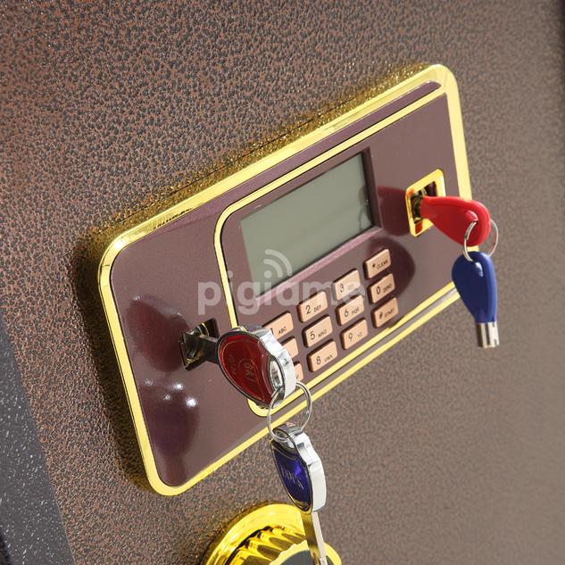 MHome H1-1200 Fire Proof Safe On Wheels With 2 Keys + Combination Lock Safe 57cmx 50 x 118cm