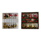 MHome 6PCS Christmas Spoons And Forks Set Stainless Steel Flatware With Gift Box Gold & Silver