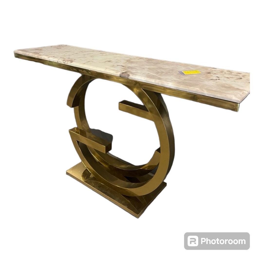 Marble Top Console Table